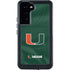 University of Miami Green Jersey Galaxy S24 Plus Waterproof Case